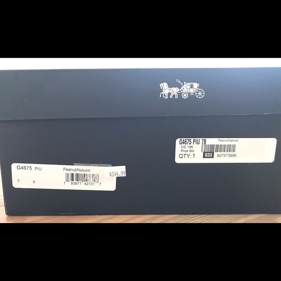 NIB COACH BOOTS (peanut) - Picture 6 of 7